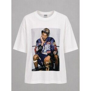 Vintage NBA Kobe Bryant Tribute Graphic T Shirt White Pro Athletic Men’s 2XL